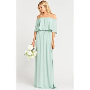 Show Me Your Mumu Hacienda Dress Mint Green XS